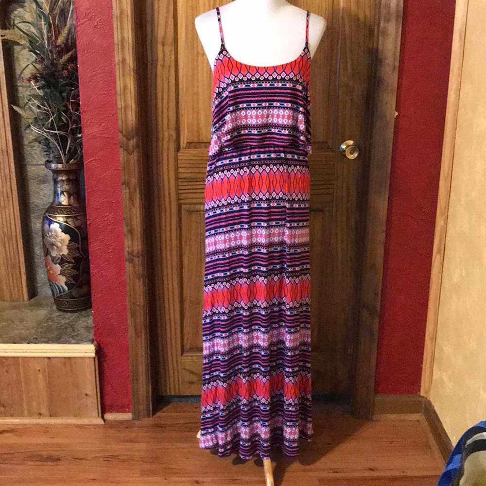 NWT L’Amour tribal maxi dress